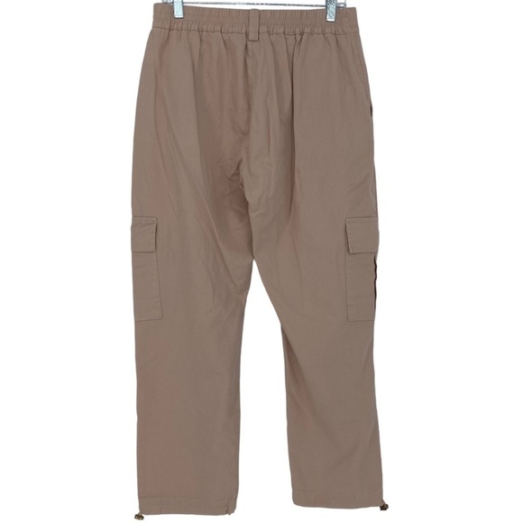 Primark pink elastic back & button front waist cargo pants, 10 - Picture 2 of 12